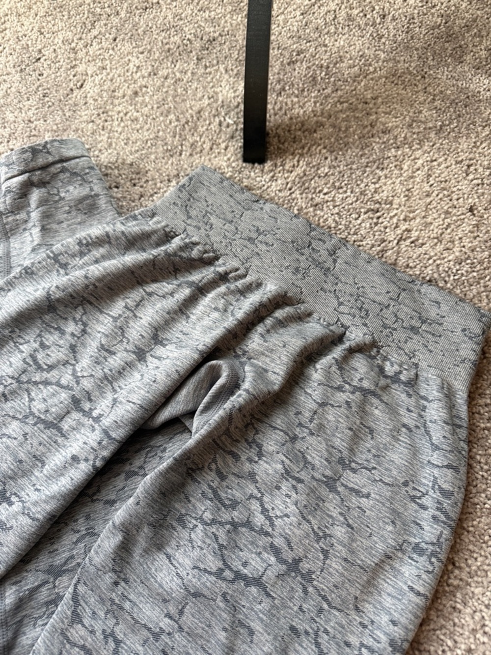 NVGTN Gray Marbled LEGGINGS - Picture 2 of 6